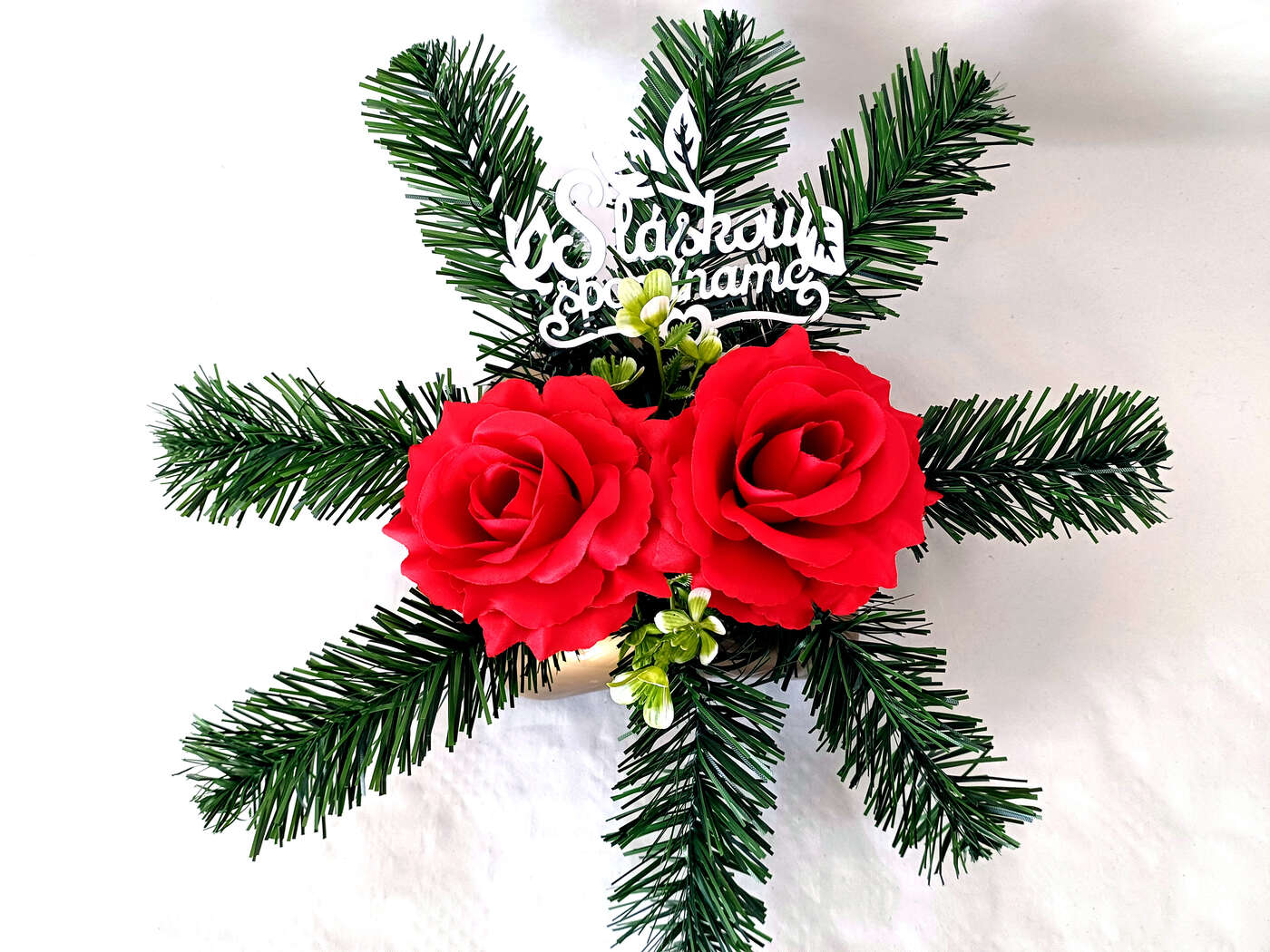 Výzdoba kytíc k pohrebným účelom